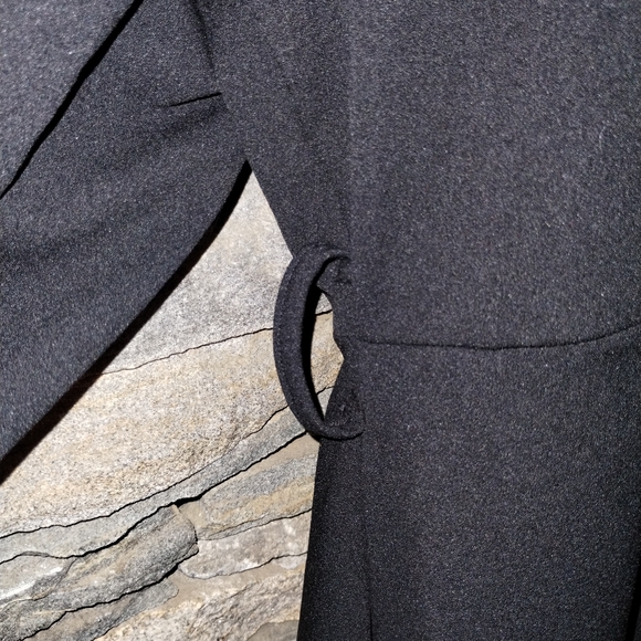 Boohoo black turtleneck skater, balloon sleeves, size 12 - Picture 7 of 10